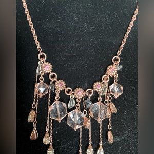 Betsy Johnson Rose Gold Necklace